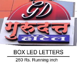 LED Box Letters