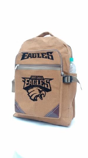 Brown Canvas Backpack Bags