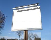 solar sign board