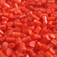 Red ABS Granules