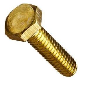 Yellow Plated Hex Bolts