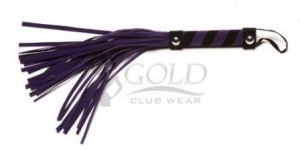 Purple & Black Suede Whip