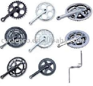 chain wheels and cranks