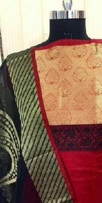 Handloom Banarasi Silk Dress Material