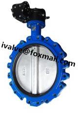 Cast Iron Fully Lugged Butterfly Valve, Power : Manual