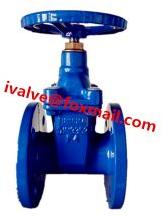 Ductile Iron DIN F4 Flanged Gate Valve, Brand Name : GateValves