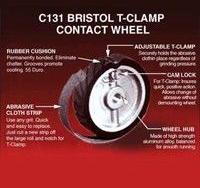 C131 Bristol T-Clamp Contact Wheels