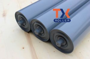 steel Q235 Belt Conveyor Accessories Carrier Roller