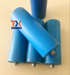 steel Q235 HDPE Rubber Belt Conveyor Roller