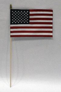 American-Made US Stick Flags