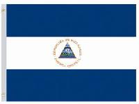Nylon Nicaragua Government Flag