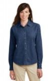 LSP10 Ladies Long Sleeve Value Denim Shirt