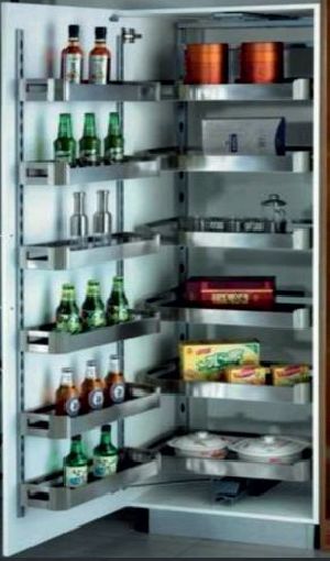 Stainless Steel Pantry Pull Out Unit
