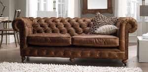 Vintage Leather Sofa Repairing