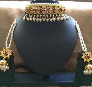 Hyderabadi Choker Necklace Set