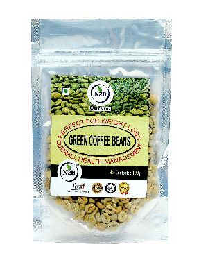 N2B A++ GRADE GREEN COFFEE BEANS 100g