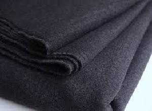 Poly Wool Fabric, Technics : Machine Made, Pattern : Plain at Best