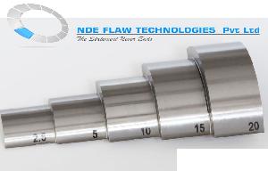 90 Curved 5-Step NDT Calibration Block