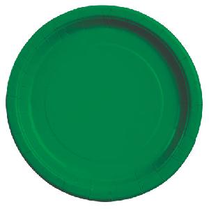 Green Paper Plates