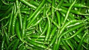 fresh green chilli