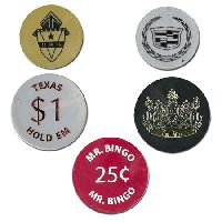 Plastic Game Tokens
