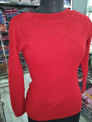 Full Sleeves Ladies Woolen Sweater, Technics : Attractive Pattern,  Handloom, Occasion : Casual Wear at Best Price in Alirajpur