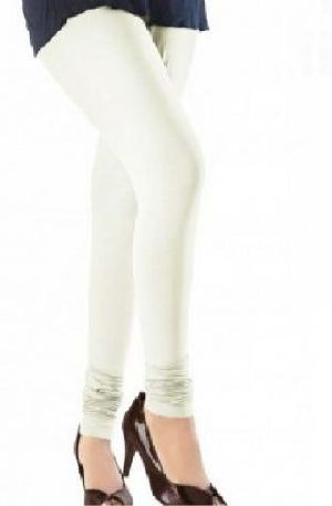 Churidar Off White Leggings