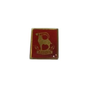 Brass Square Pin Badges