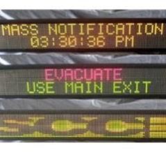 Mass Notification System Display