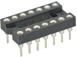 Socket IC 14 Pin Machine Tooled Low