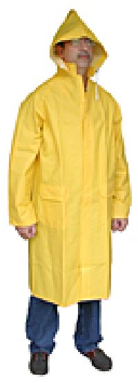 Polyester Two-Piece Yellow Raincoat