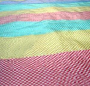 HDPE & PP Striped Woven Fabric