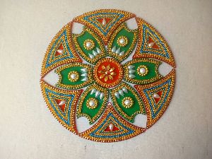 handmade acrylic rangoli