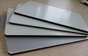 Bright Silver Aluminium Partition Panel