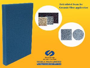 Ceramic Filter Reticulated Foam Sheets
