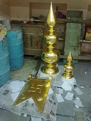 Temple kalash gold plating service