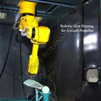 Robotic Shot Peening Machine