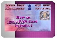 Pan Card Application Form India