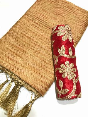 banarasi soft cotton silk two shaded sarees