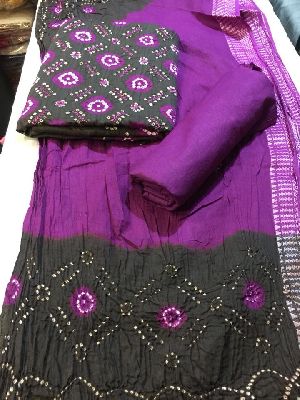 bandhani rich cotton kutch embroidered suits
