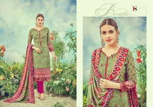 Deepsy Florence Cotton Satin Embroidered Suits