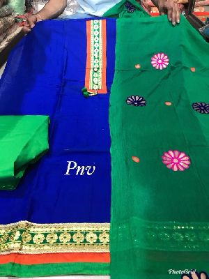 PNV pure cotton embroidered and printed designer suits
