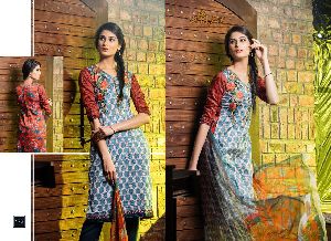 rvee gold shades cotton printed suits