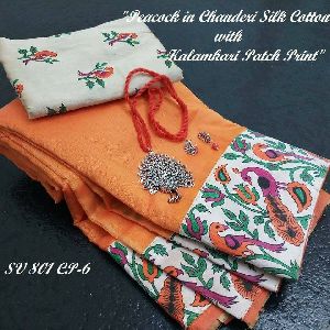 SV 306 chanderi silk cotton sarees