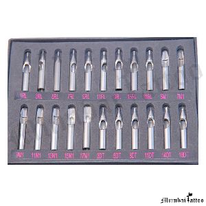 22pcs Stainless Steel Tattoo Tips