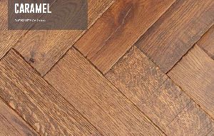 Caramel Herringbone Solid Wood Flooring