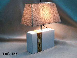 Bedside Night Light Milky White Desk Table Lamp