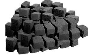coconut shell charcoal cubes