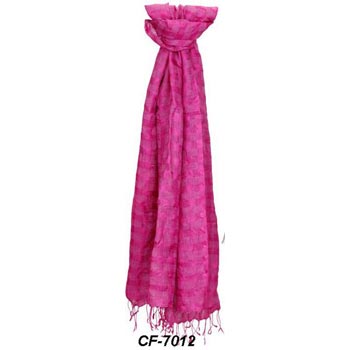 CF-7012 Silk & Linen Scarf