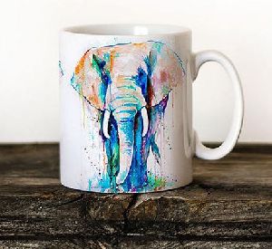 Elephant Print Coffee Mug